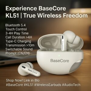 BaseCore KL51 True Wireless Earbuds